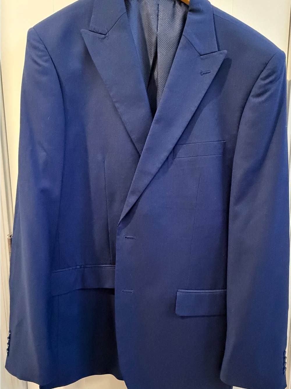 Men's Boccaccio Uomo Navy Blue Blazer - Size 46L